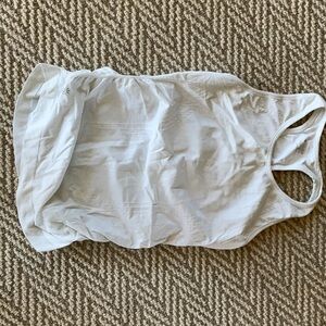 Athleta White Racerback Tank